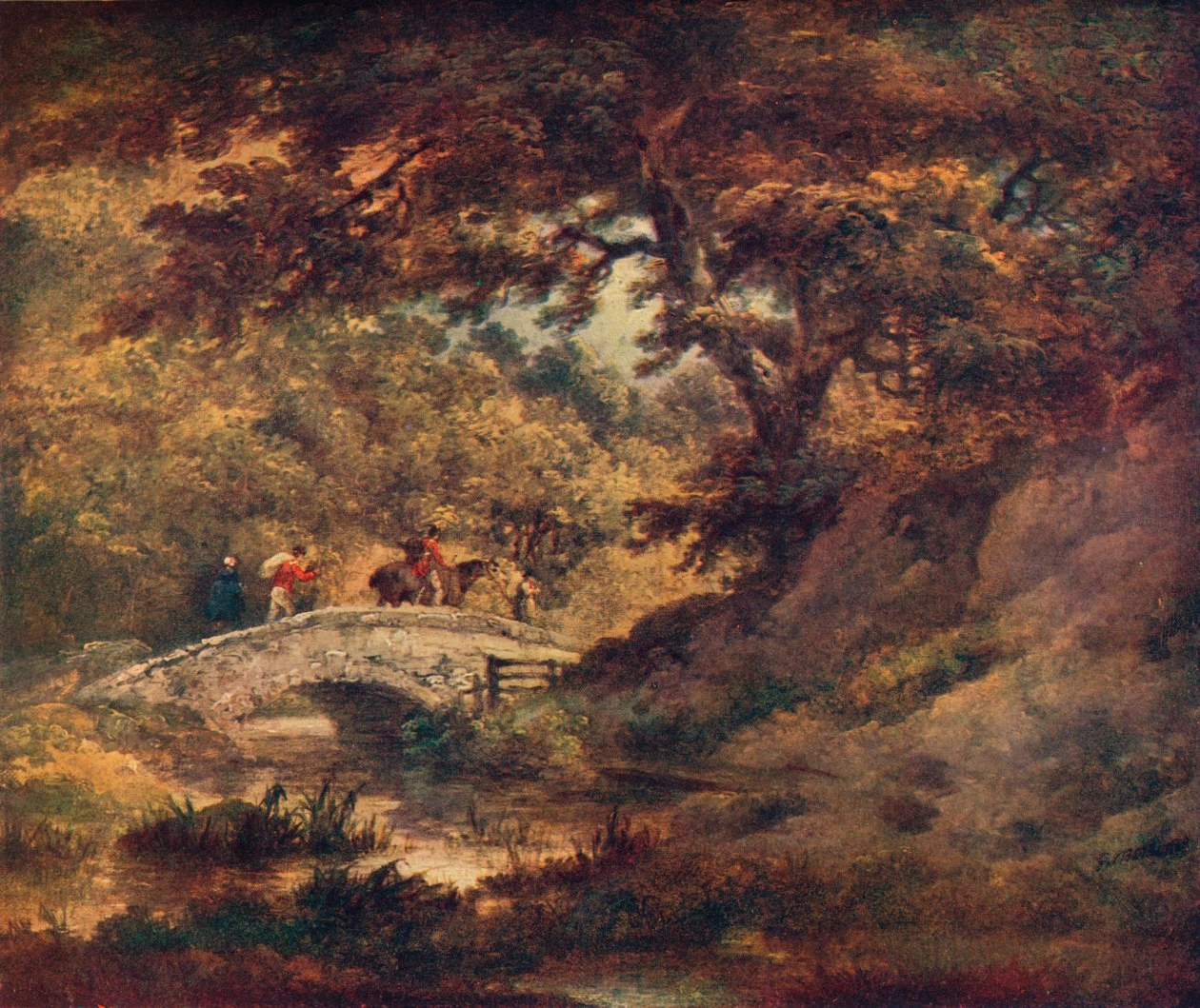 Scena boschiva, c1795